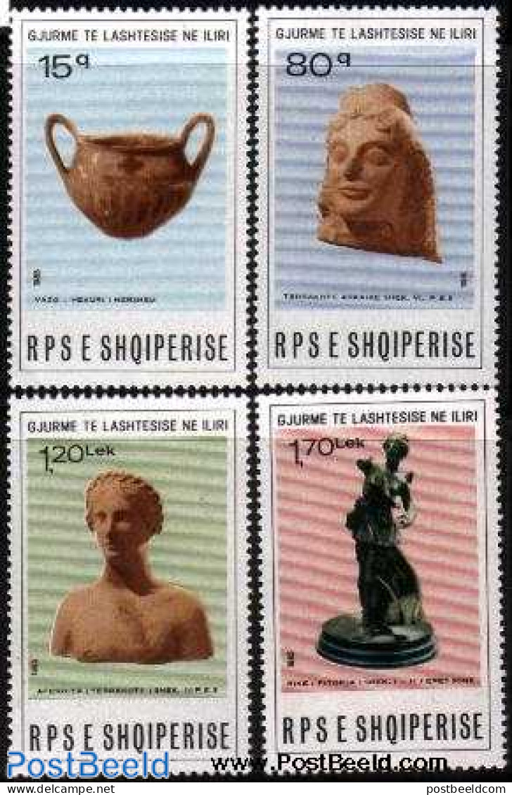 Albania 1985 Archaeology 4v, Mint NH, History - Archaeology - Archaeology