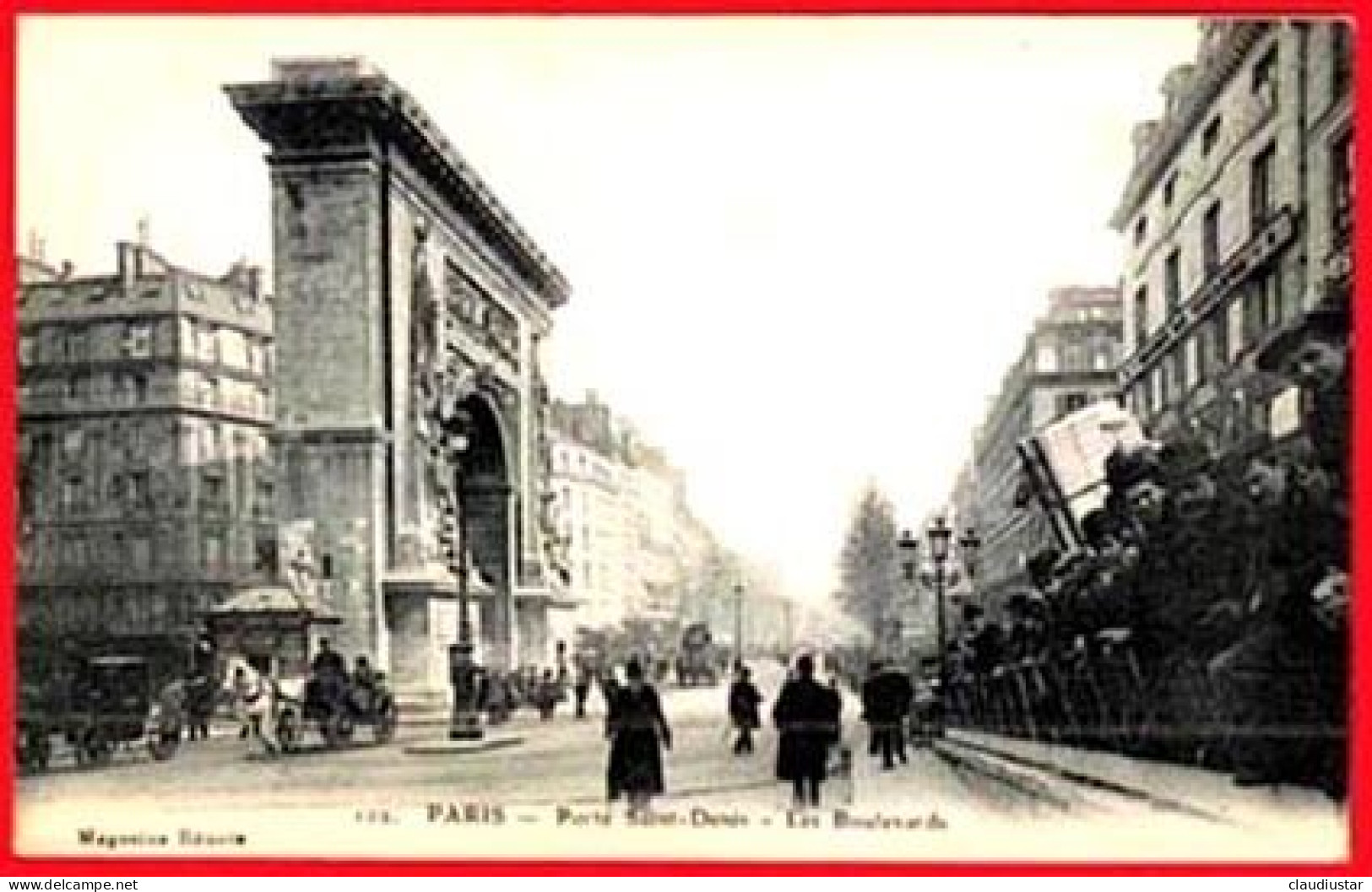 ** PARIS  -  PORTE  SAINT - DENIS  LES  BOULEVARDS ** - Autres Monuments, édifices