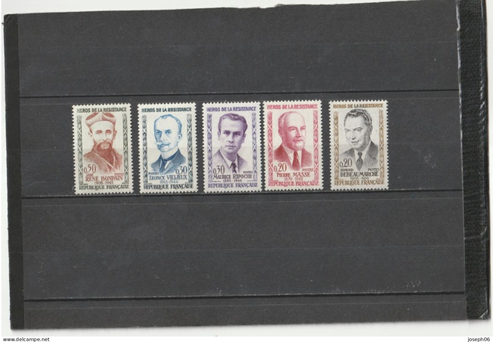 FRANCE    1960  Y.T. N° 1248  à  1252  NEUF** - Unused Stamps