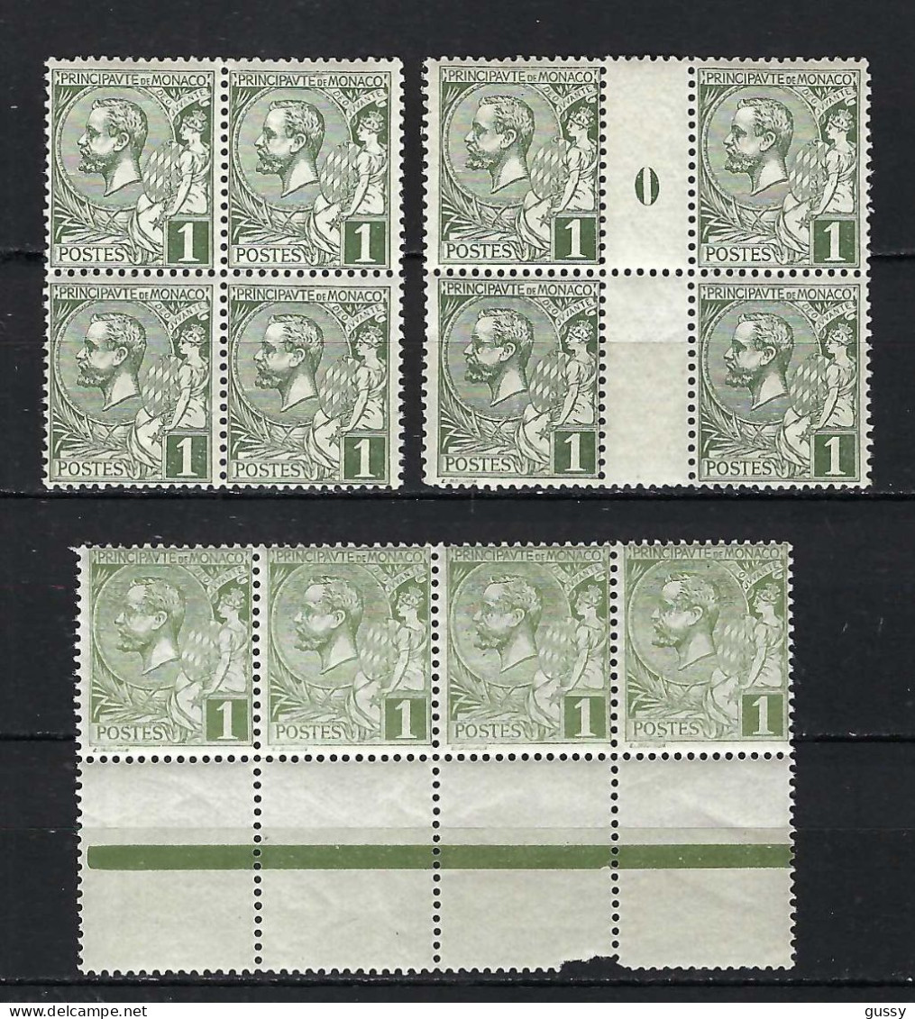 MONACO 1891:  Lot De Neufs** - Unused Stamps