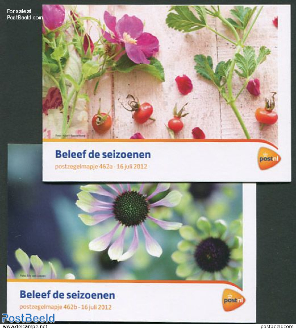 Netherlands 2012 Seasons, Presentation Pack 462a+b, Mint NH, Nature - Flowers & Plants - Fruit - Unused Stamps