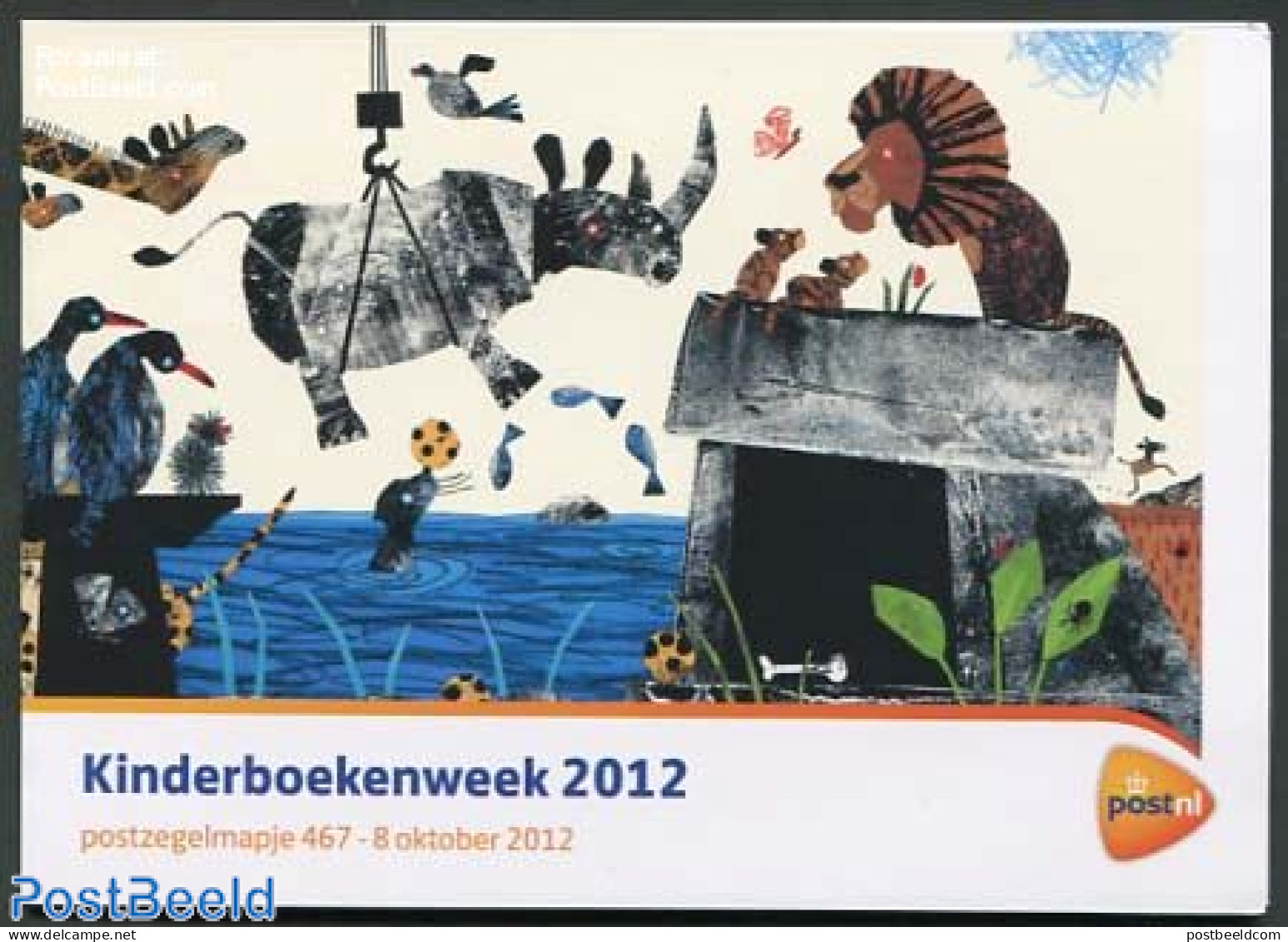 Netherlands 2012 Childrens Book Week, Presentation Pack (with Pop-up Stamps), Mint NH, Art - Children's Books Illustra.. - Ungebraucht
