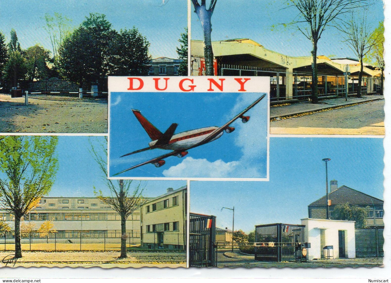 Dugny Multi-vues Caserne De La Rose Marché Base Aéronavale Avion - Dugny