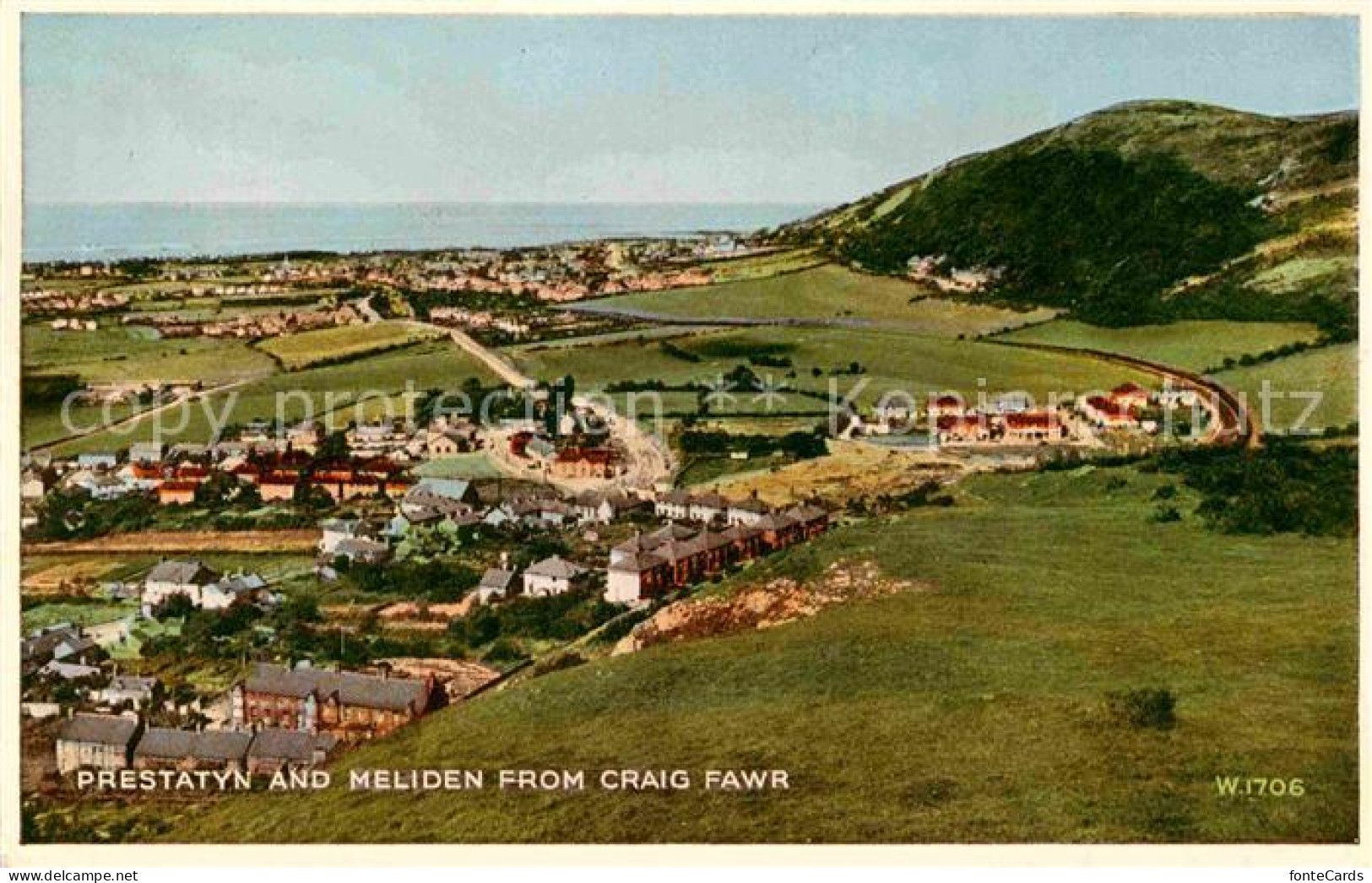 42716168 Prestatyn Meliden From Craig Fawr Denbighshire - Andere & Zonder Classificatie