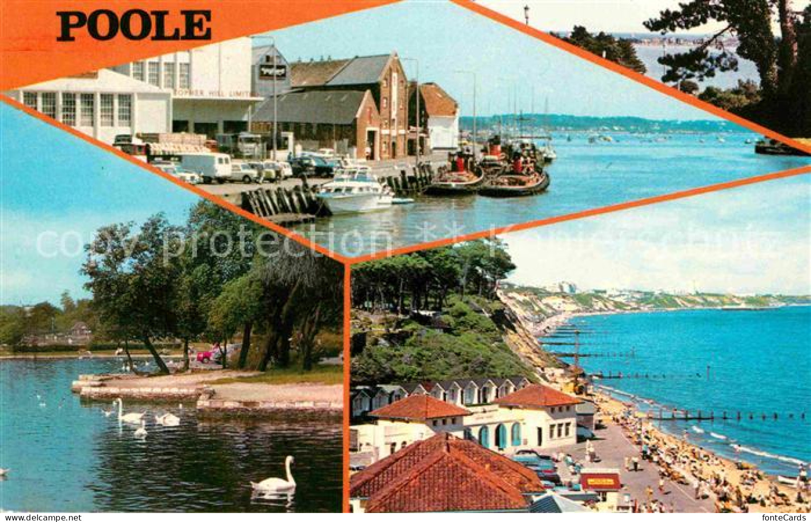 42715312 Poole Dorset Hafen Teich Strand Poole Dorset - Andere & Zonder Classificatie