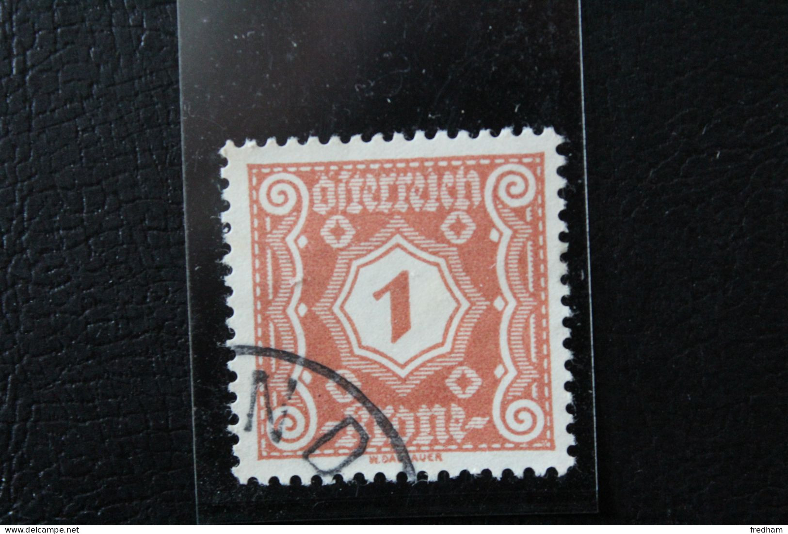 1922 Mi P103 1 Kr Timbre Taxe / Postage Due OBLITERE - Portomarken