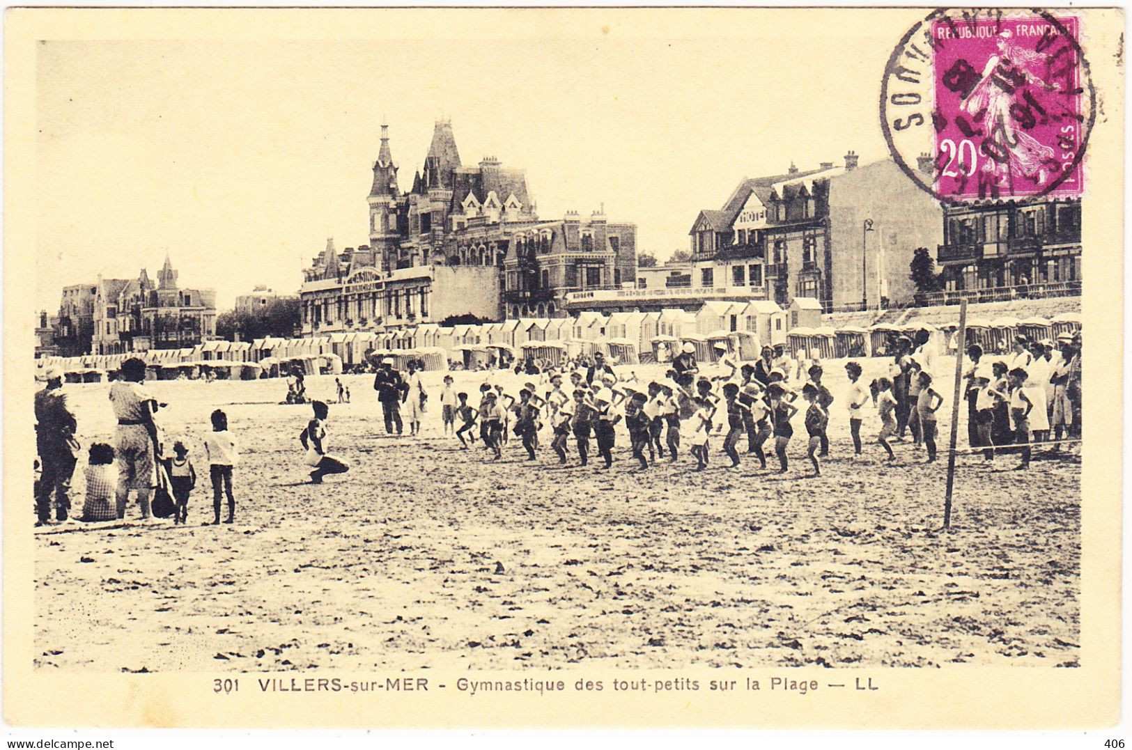 Villers-sur-Mer - Gymnastique Des Tout Petits Sur La Plage - Villers Sur Mer