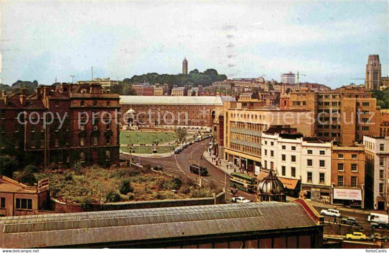 42715169 Bristol UK College Green Showing Cabot And University Towers Bristol, C - Bristol