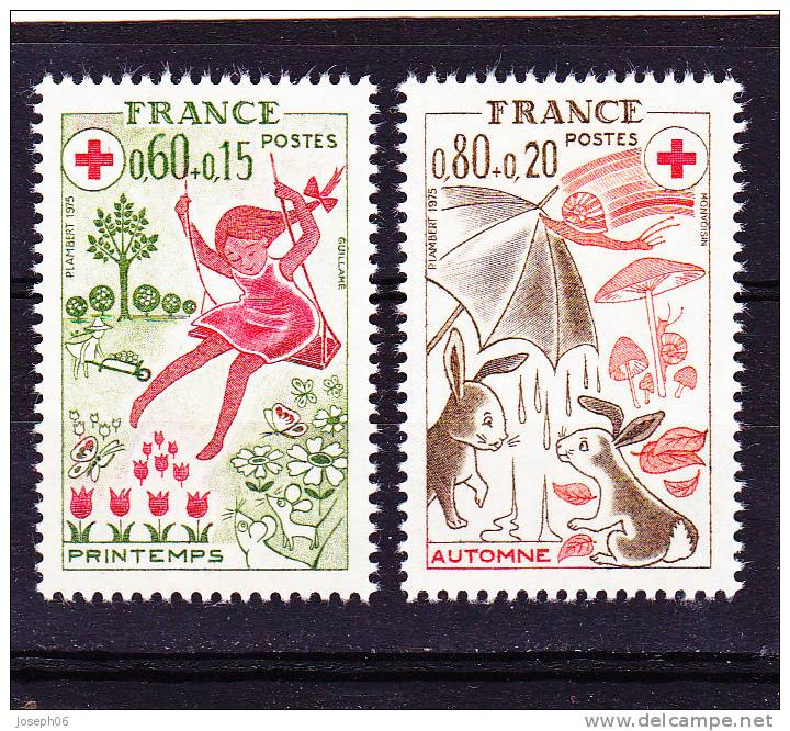 FRANCE     1975  Y.T. N° 1860  1861  NEUF** - Unused Stamps