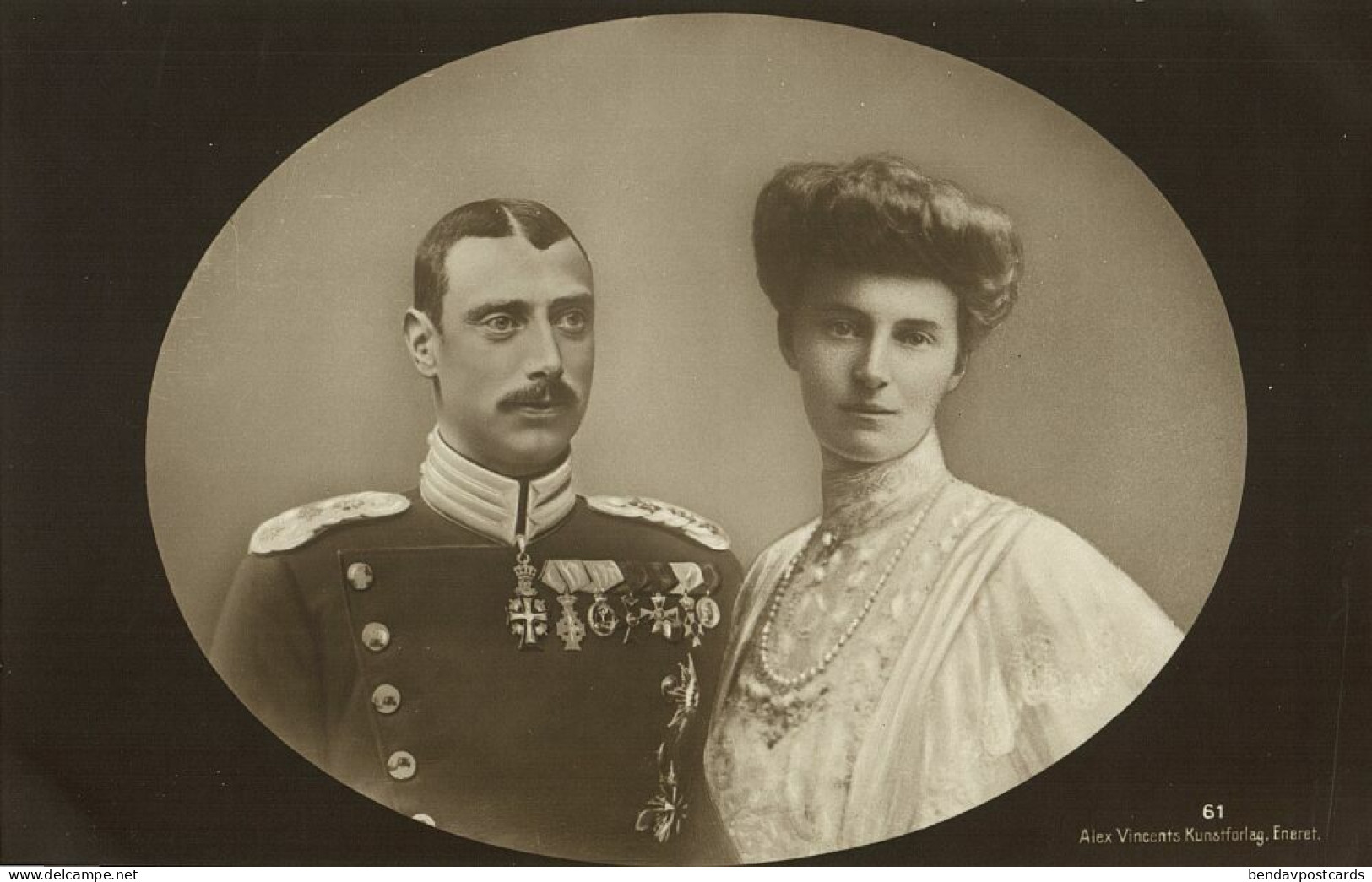 Denmark, King Christian X & Queen Alexandrine Of Mecklenburg-Schwerin (1910s) - Dinamarca