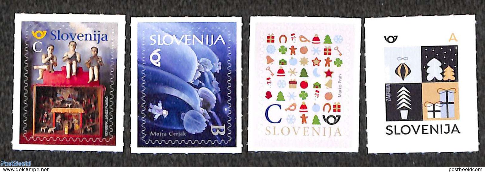 Slovenia 2019 Christmas/newyear 4v S-a, Mint NH, Religion - Christmas - Navidad