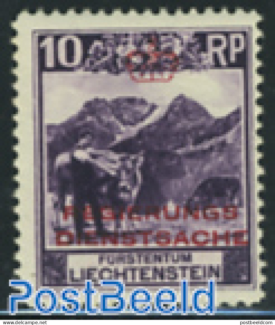 Liechtenstein 1932 Stamp Out Of Set, Unused (hinged) - Ongebruikt