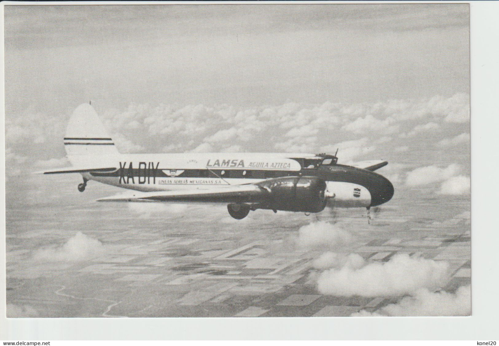 Pc LAMSA Lineas Aereas Mexicanas SA Boeing 247 Aircraft - 1919-1938: Fra Le Due Guerre