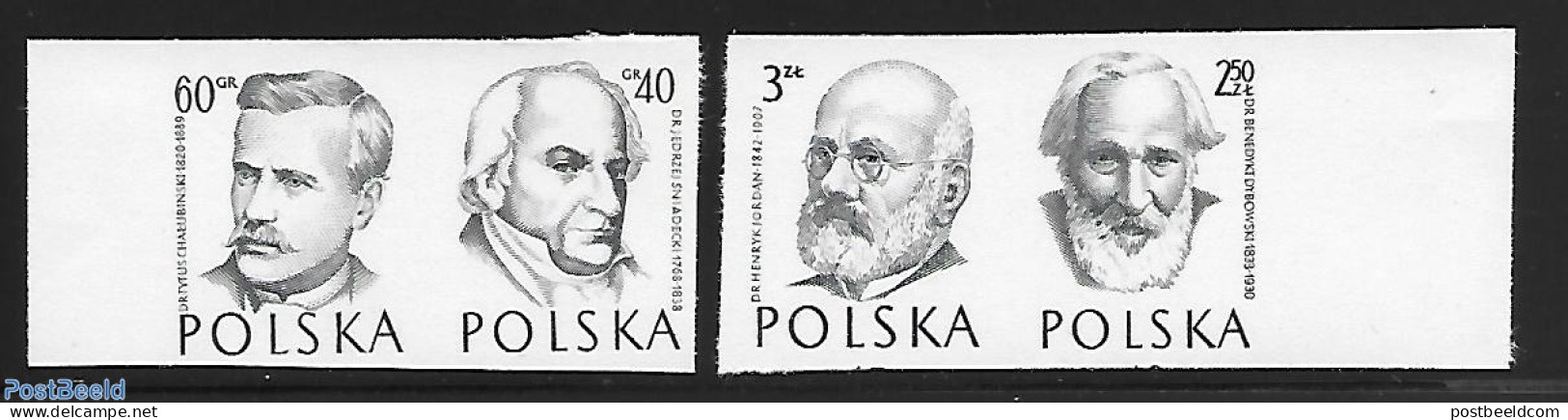 Poland 1957 Blackprint Imperforated., Mint NH, Science - Chemistry & Chemists - Unused Stamps
