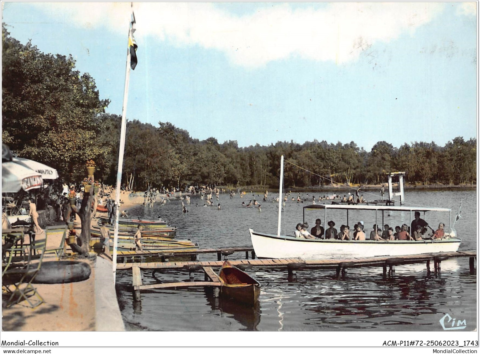 ACMP11-72-0939 - SILLE-LE-GUILLAUME - Sillé-plage - Forêt Domaniale - Lac - Sille Le Guillaume