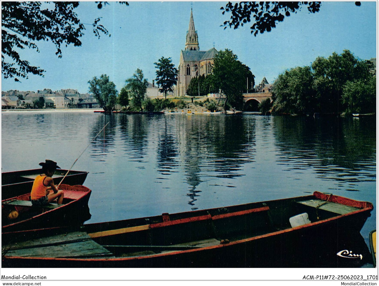 ACMP11-72-0918 - SABLE-SUR-SARTHE - L'église Sur Les Bords De La Sarthe - Sable Sur Sarthe