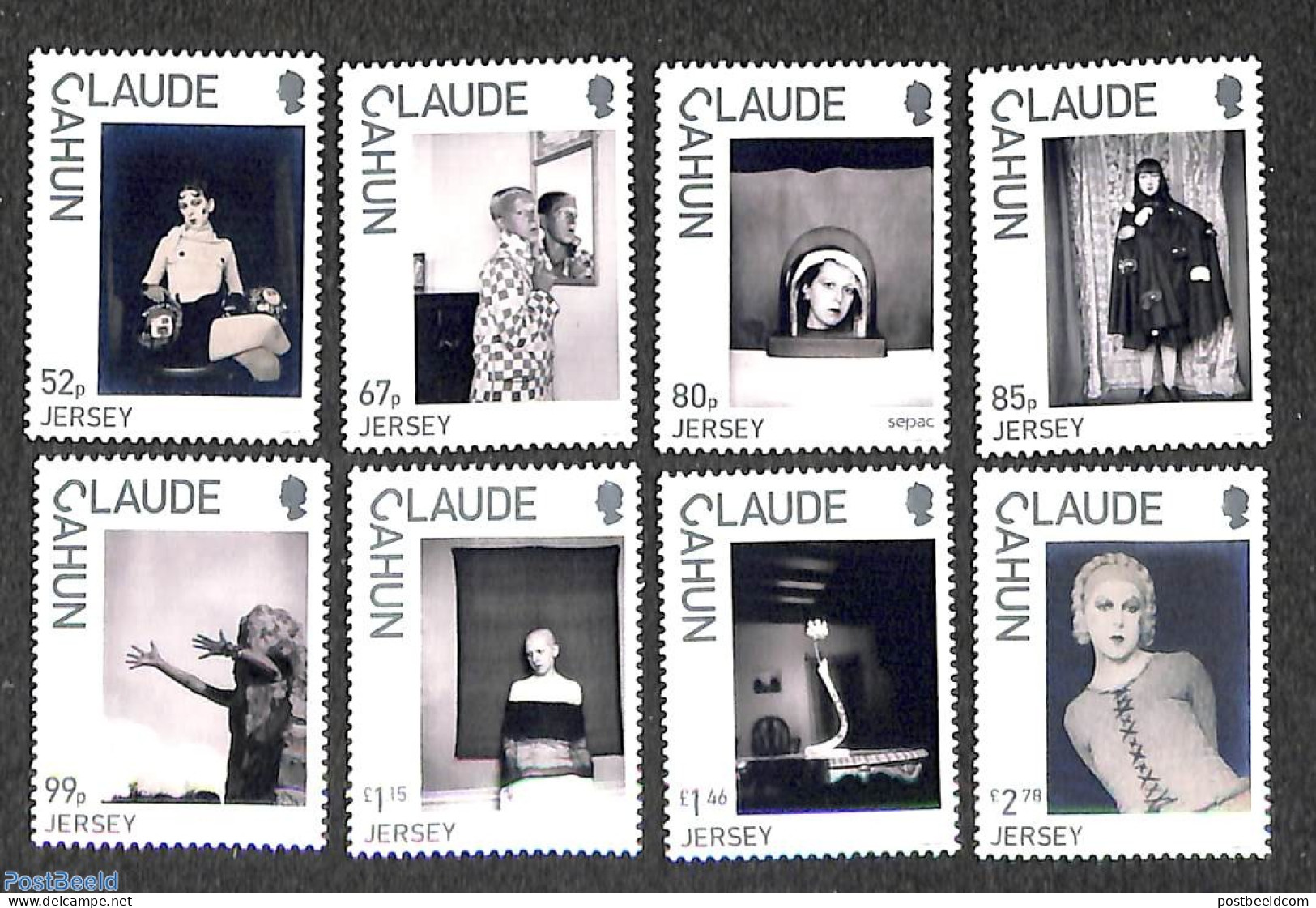 Jersey 2020 Claude Cahun 8v, Mint NH, Art - Photography - Photographie