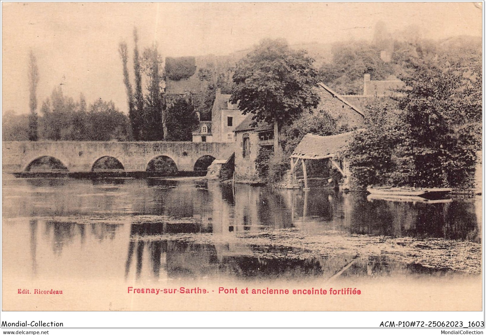 ACMP10-72-0869 - FRESNAY-SUR-SARTHE - Pont Et Ancienne Enceinte Fortifiée - La Fresnaye Sur Chédouet