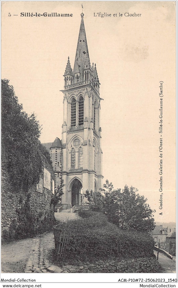 ACMP10-72-0837 - SILLE-LE-GUILLAUME - L'église Et Le Clocher  - Sille Le Guillaume