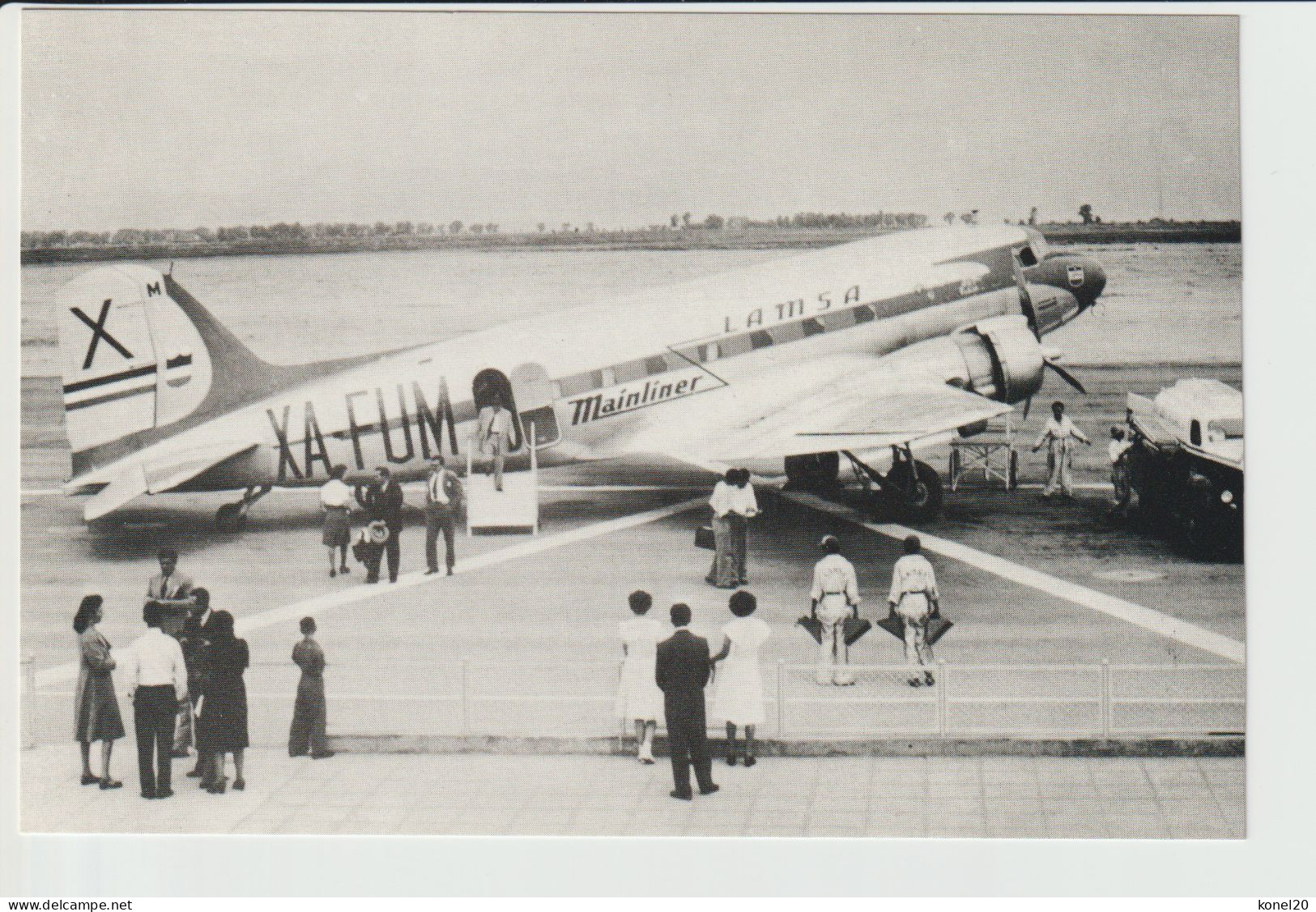 Pc LAMSA Lineas Aereas Mexicanas SA Douglas Dc-3 Aircraft - 1919-1938: Entre Guerras