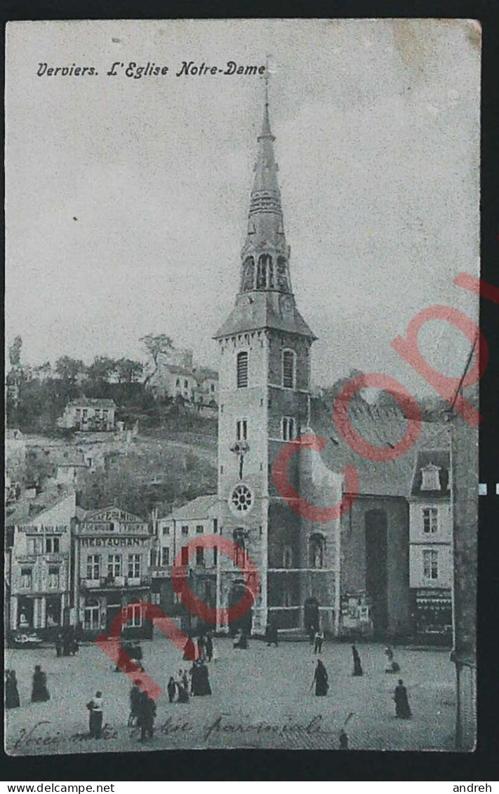 VERVIERS  église Notre Dame 1907 - Verviers
