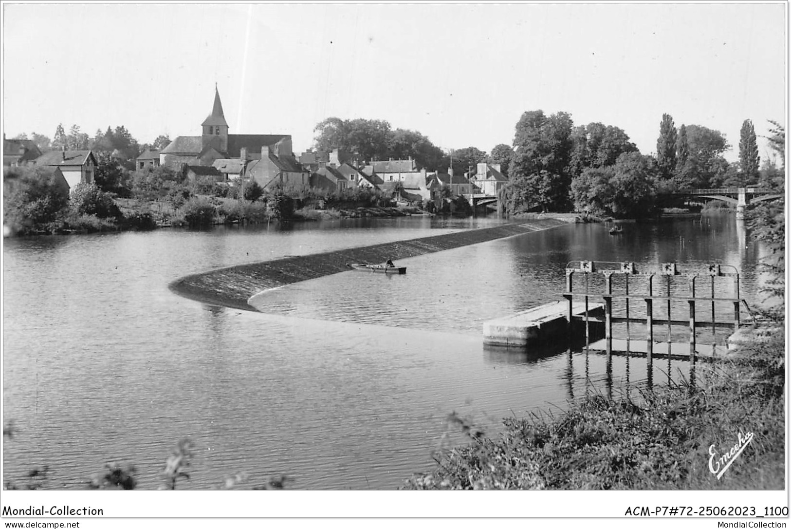 ACMP7-72-0616 - MALICORNE - La Chaussée Vers Le Pont - Malícorne Sur Sarthe