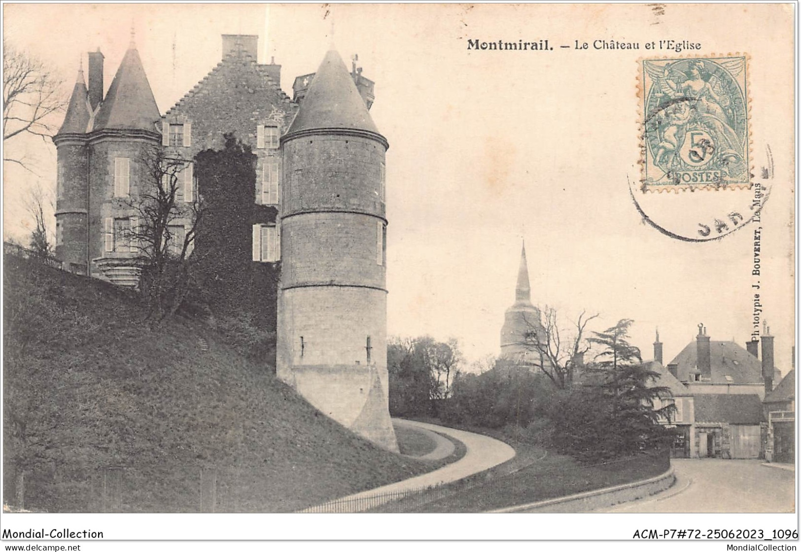 ACMP7-72-0614 - MONTMIRAIL - Le Château Et L'église  - Montmirail