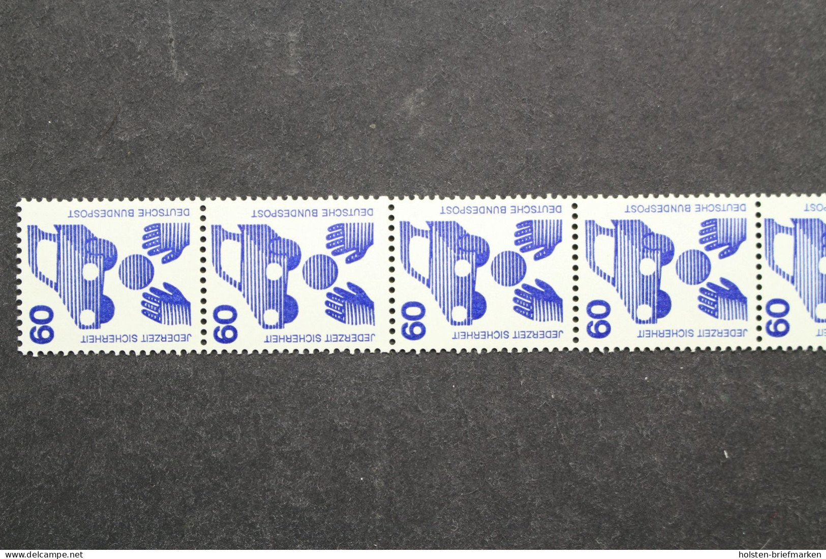 Deutschland (BRD), MiNr. 701 R, 20er Streifen, Postfrisch - Rollo De Sellos