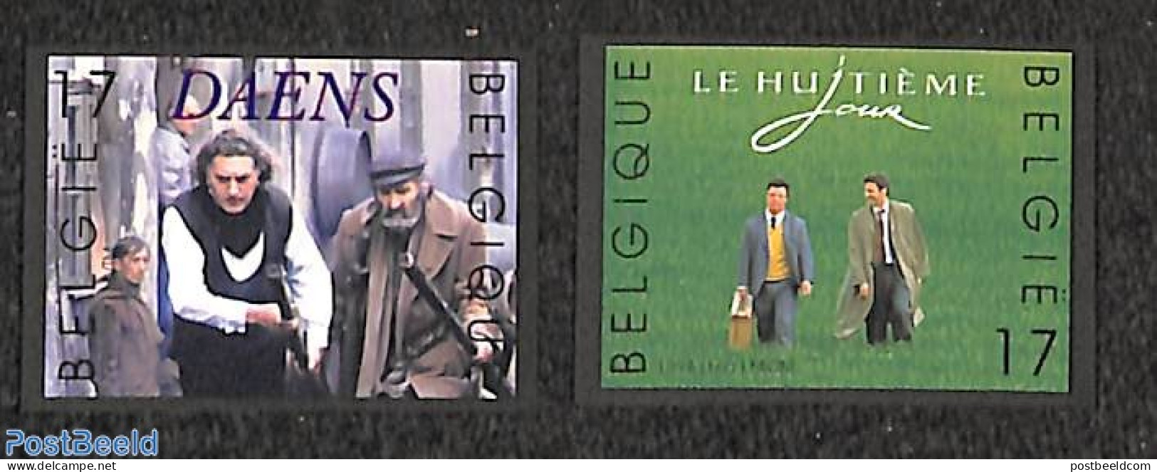 Belgium 1998 Film Festival 2v, Imperforated, Mint NH, Performance Art - Film - Movie Stars - Unused Stamps