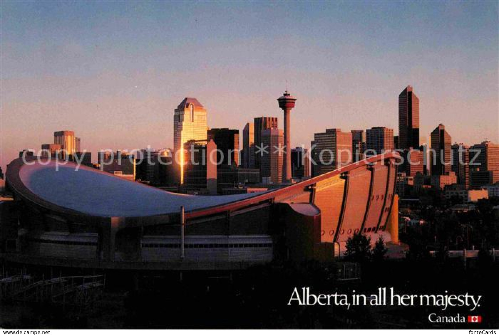 42624123 Alberta  Evening Skyline Of Canadas Stampede City Kanada - Ohne Zuordnung