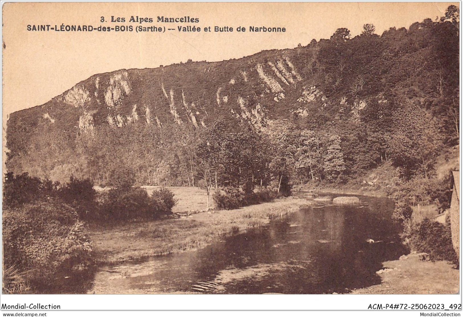 ACMP4-72-0310 - Alpes Mancelles - SAINT-LEONARD-DES-BOIS - Vallée Et Butte De Narbonne  - Saint Leonard Des Bois