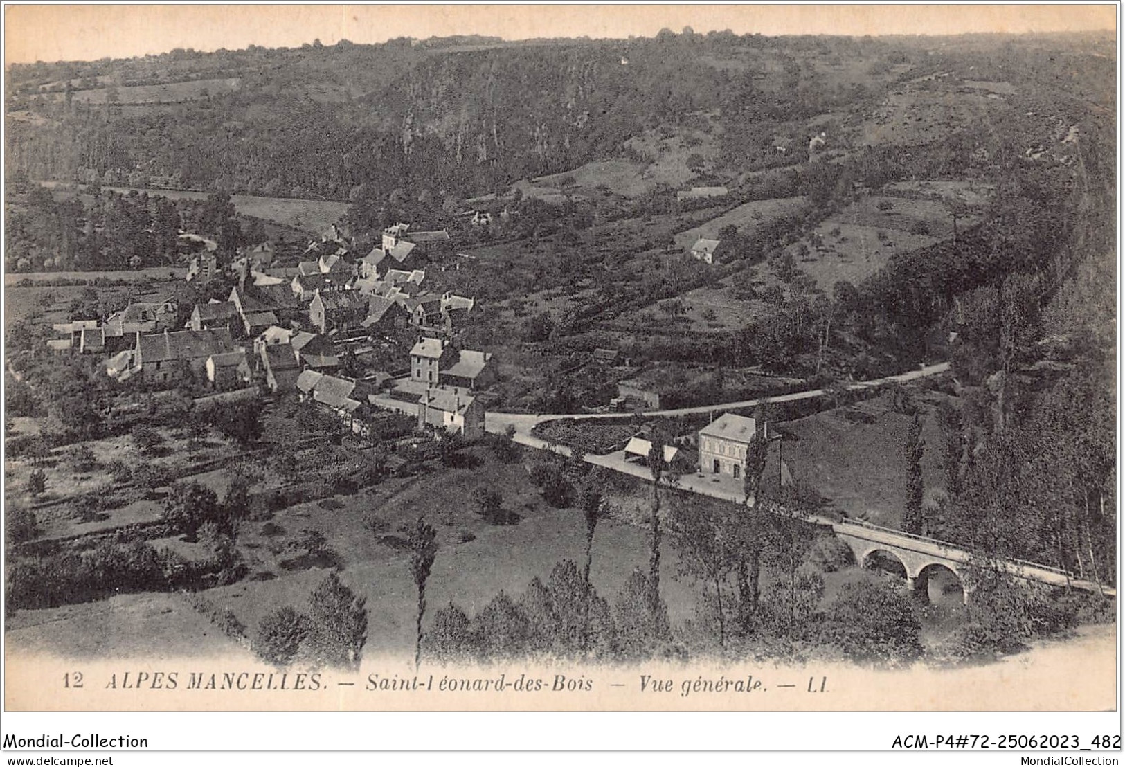 ACMP4-72-0305 - Les Alpes Mancelles - SAINT-LEONARD-DES-BOIS - Vue Générale - Saint Leonard Des Bois