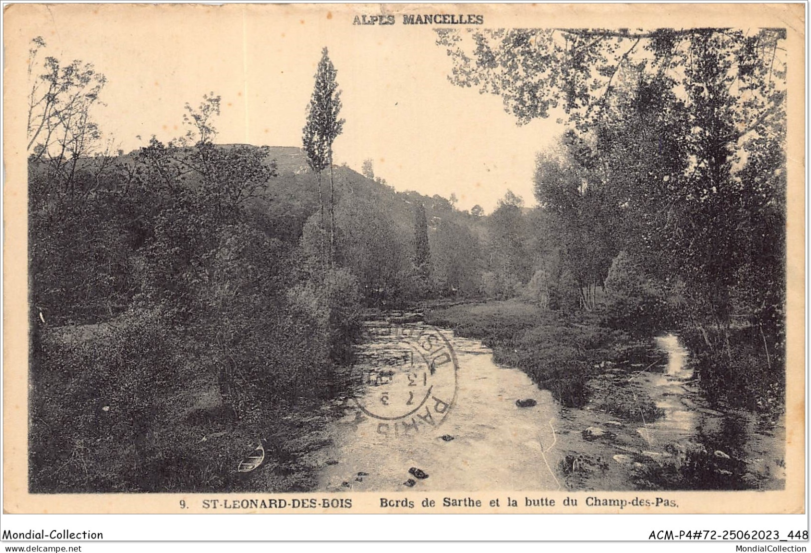 ACMP4-72-0288 - SAINT-LEONARD-DES-BOIS - Bords De Sarthe Et La Butte Du Champ-des-pas  - Saint Leonard Des Bois