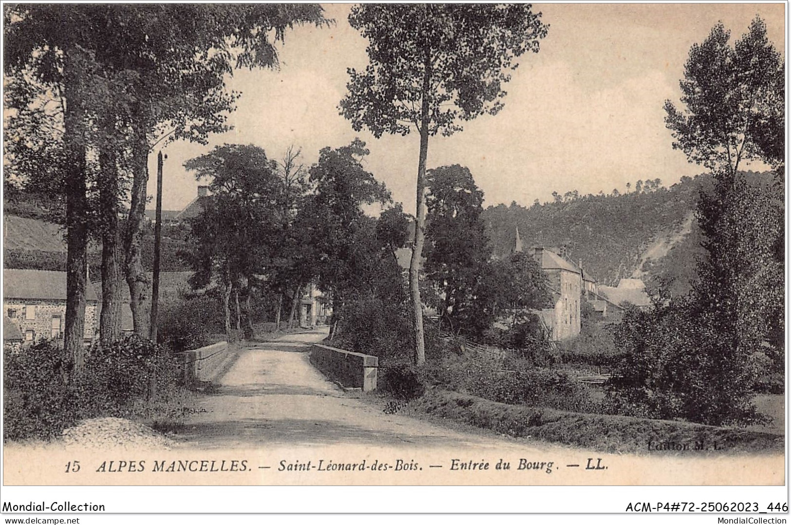 ACMP4-72-0287 - Alpes Mancelles - SAINT-LEONARD-DES-BOIS - Entrée Du Bourg - Saint Leonard Des Bois