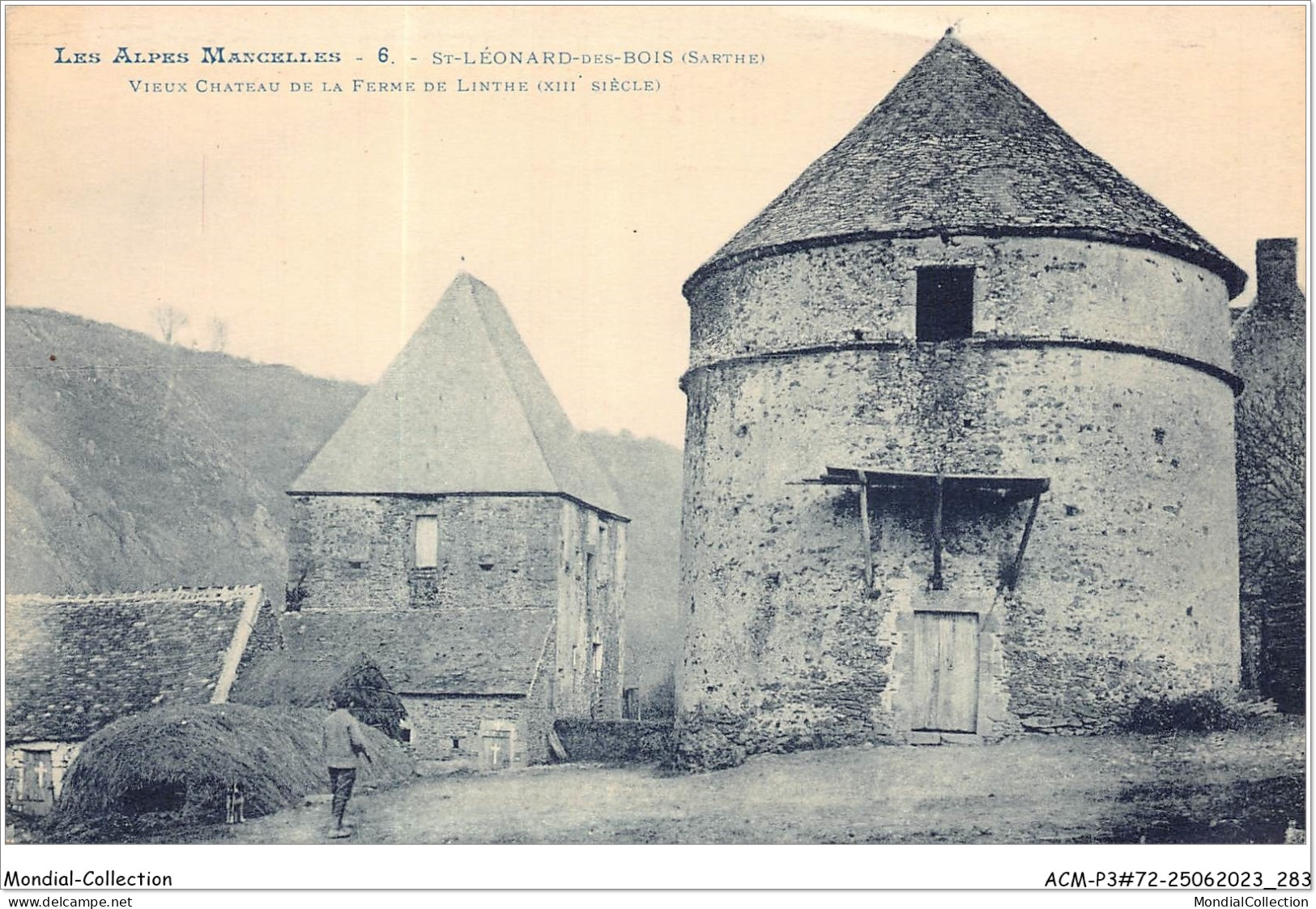 ACMP3-72-0205 - Les Alpes Mancelles - SAINT-LEONARD-DES-BOIS - Vieux Château De La Ferme De Linthe  - Saint Leonard Des Bois