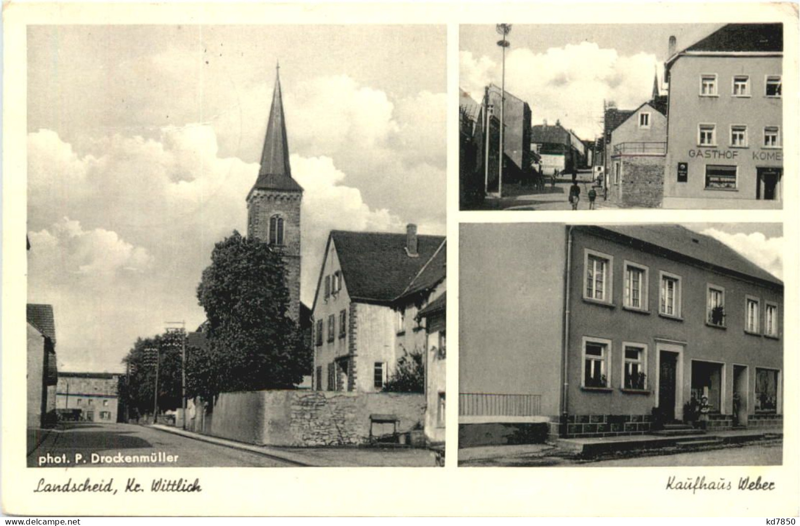 Landscheid - Kr. Wittlich - Kaufhaus Weber - Bernkastel-Kues