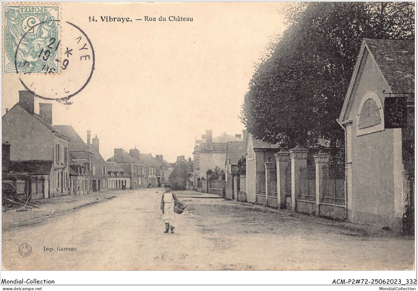 ACMP2-72-0167 - VIBRAYE - Rue  Du Château - Vibraye