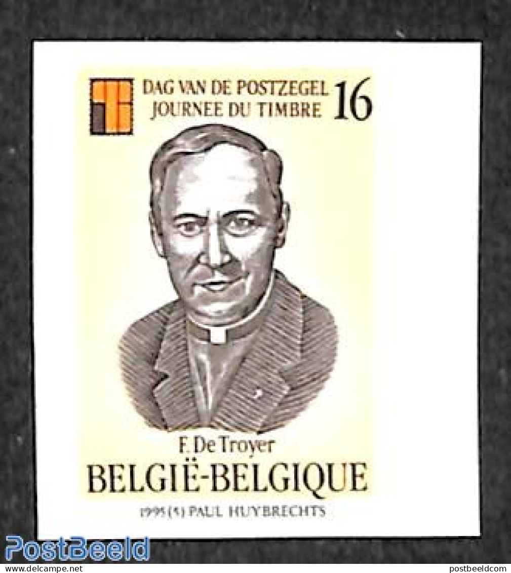 Belgium 1995 Stamp Day 1v, Imperforated, Mint NH, Stamp Day - Nuevos