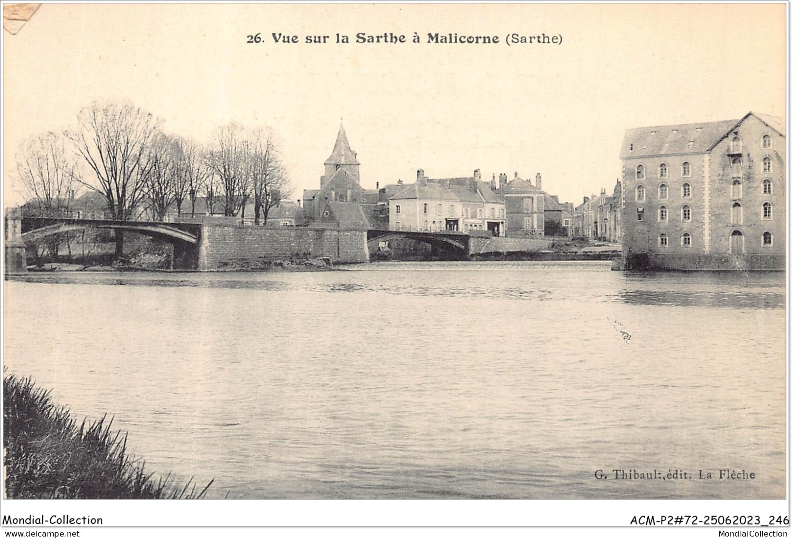 ACMP2-72-0124 - Vue Sur La Sarthe à MALICORNE - Malicorne Sur Sarthe