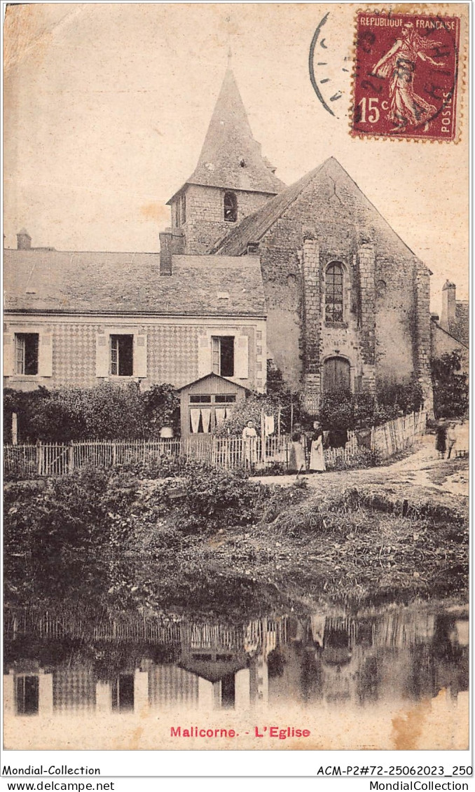 ACMP2-72-0126 - MALICORNE - L'église  - Malicorne Sur Sarthe