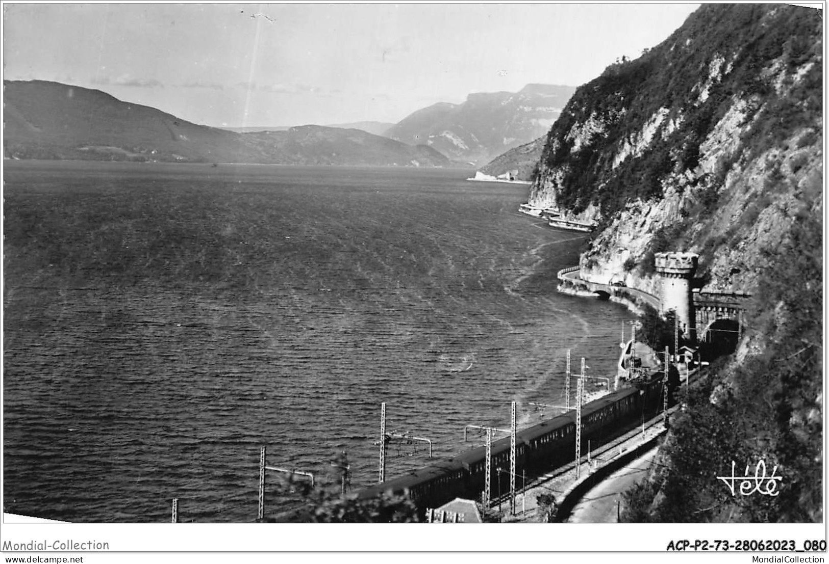 ACPP2-73-0132 - LE LAC DU BOURGET - Route De La Corniche Et Les Tunnels - Le Bourget Du Lac