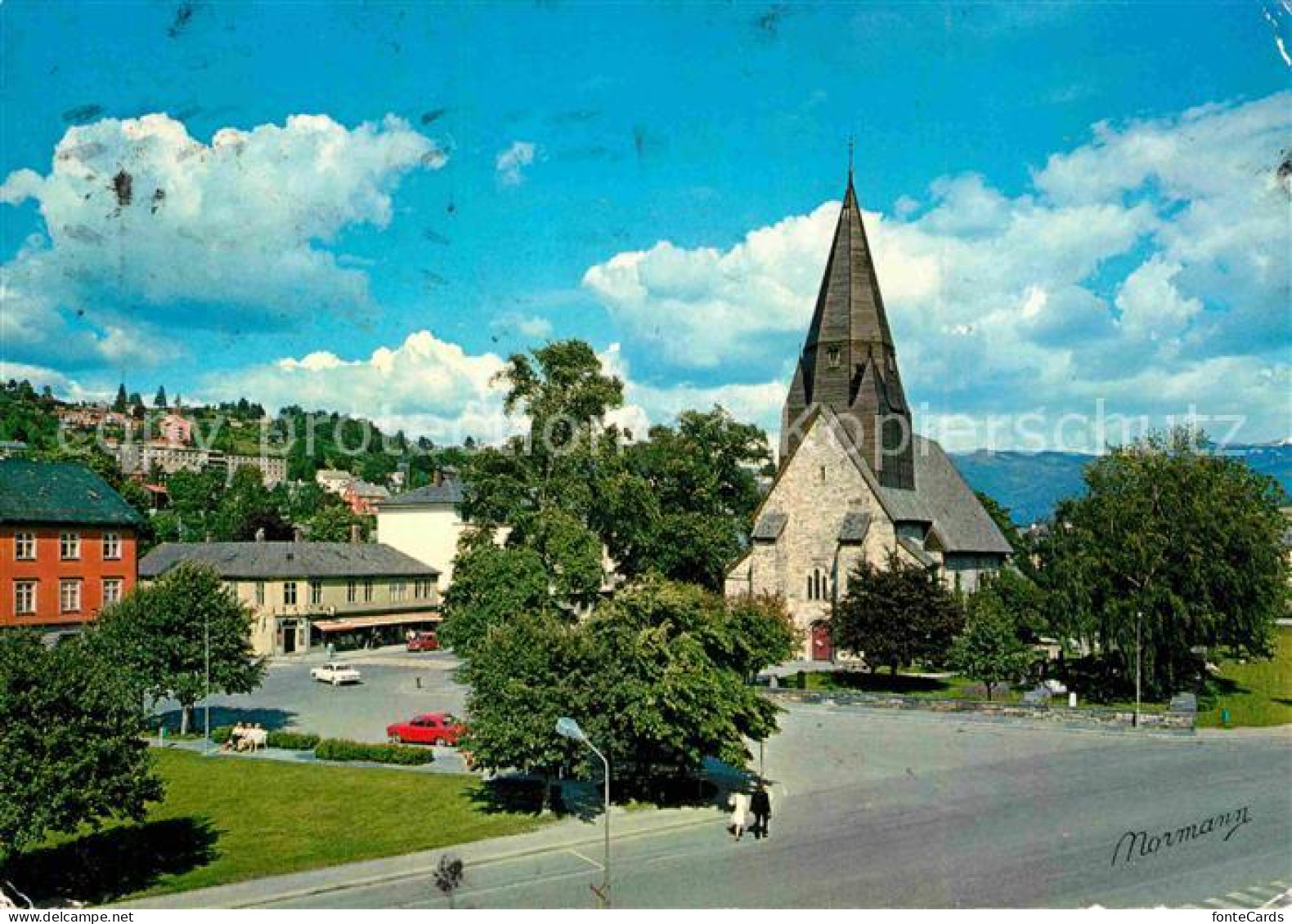 42620179 Voss Hordaland Steinkirche Gotik Voss - Norvegia