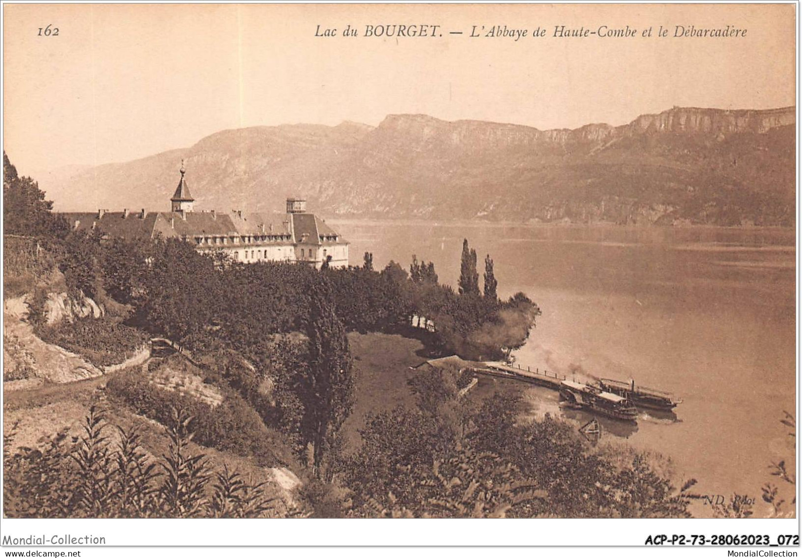 ACPP2-73-0128 - LAC DU BOURGET - L'abbaye De Haute-combe Et Le Debarcadere - Le Bourget Du Lac