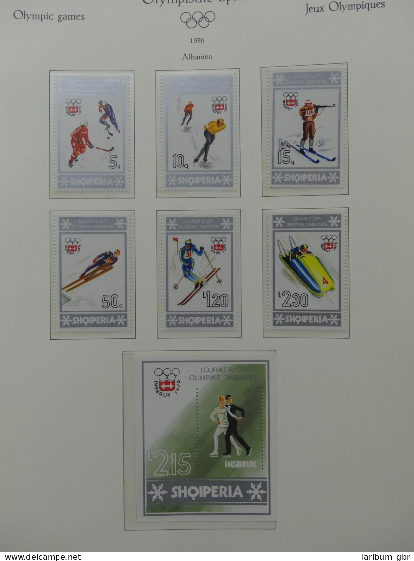 Motiv "Olympische Spiele 1976" Postfrische Sammlung Im KaBe Vordruck #LY632 - Autres & Non Classés