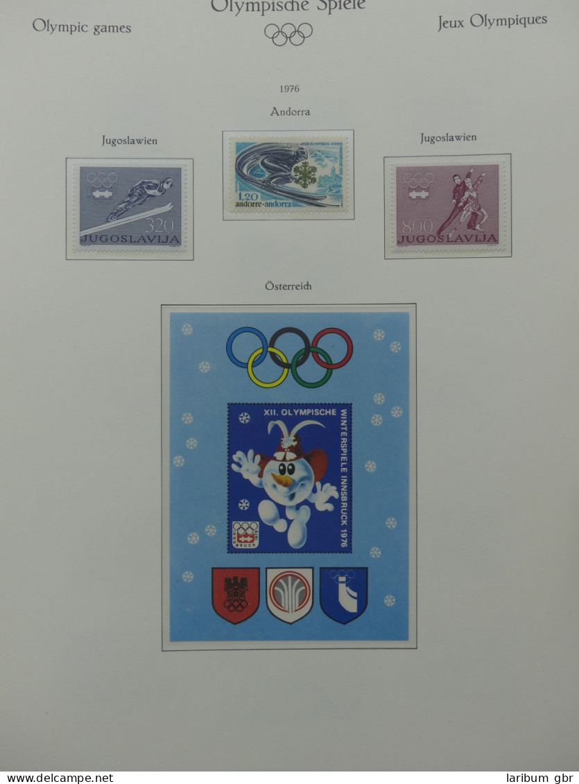 Motiv "Olympische Spiele 1976" Postfrische Sammlung Im KaBe Vordruck #LY632 - Sonstige & Ohne Zuordnung