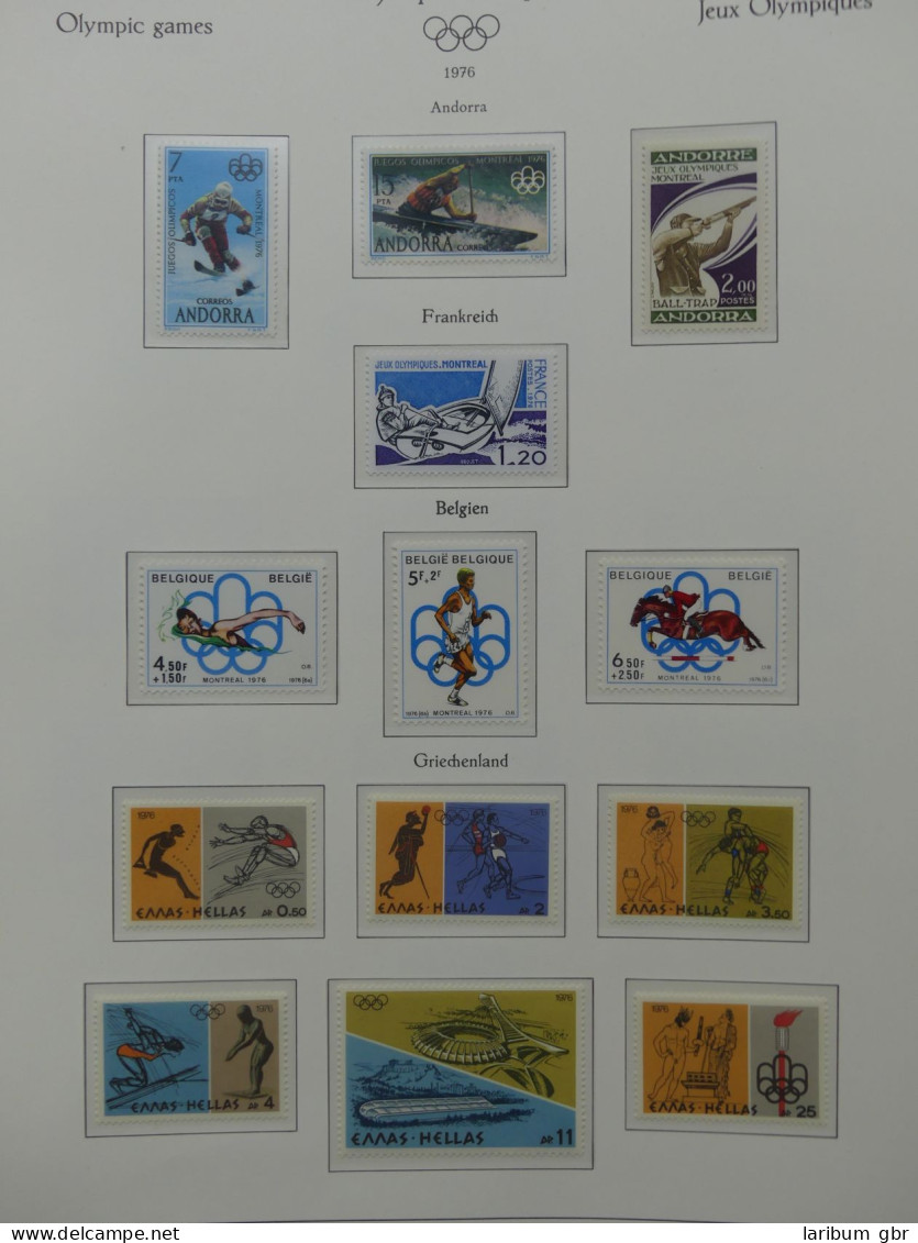 Motiv "Olympische Spiele 1976" Postfrische Sammlung Im KaBe Vordruck #LY632 - Other & Unclassified