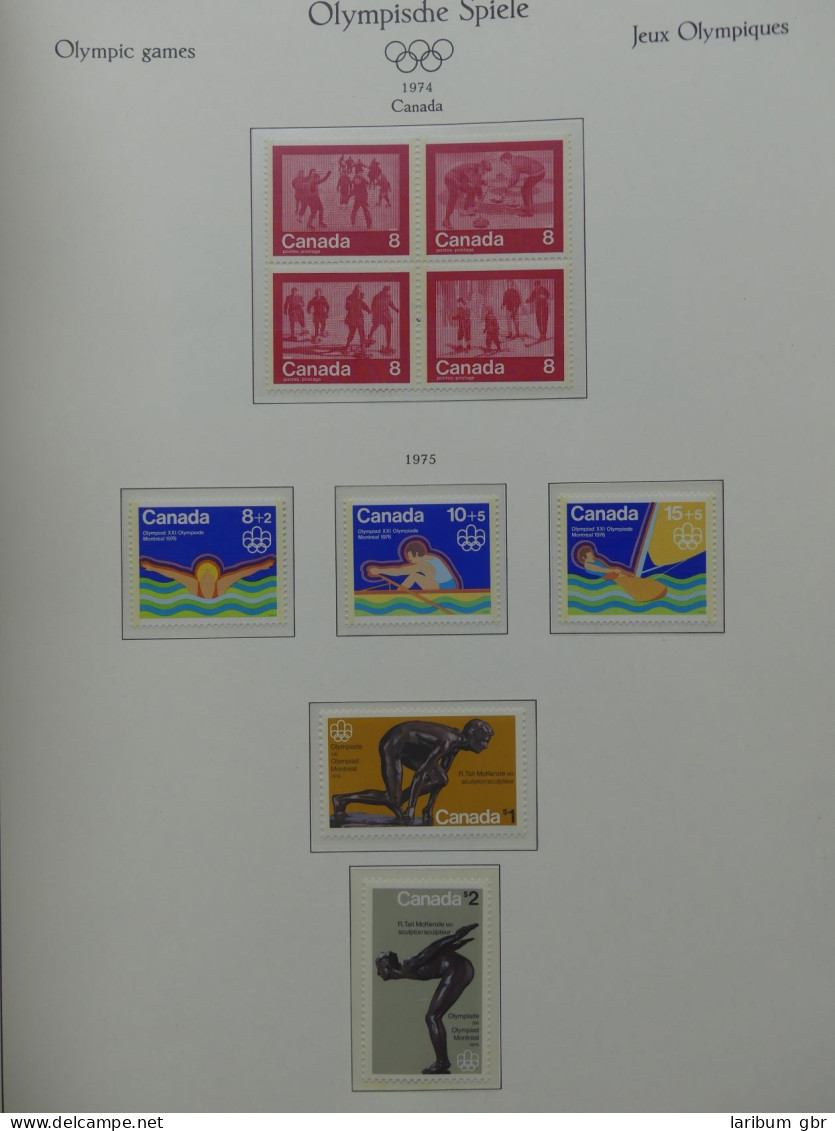 Motiv "Olympische Spiele 1976" postfrische Sammlung im KaBe Vordruck #LY632