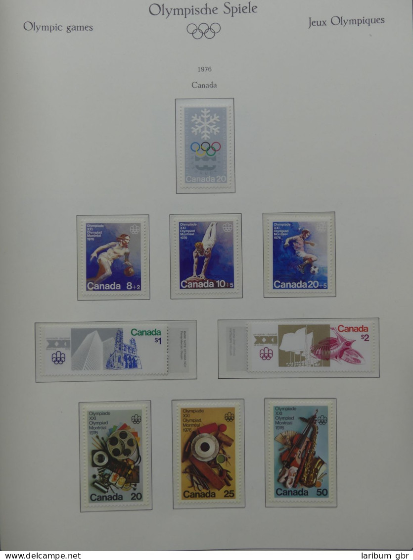 Motiv "Olympische Spiele 1976" postfrische Sammlung im KaBe Vordruck #LY632