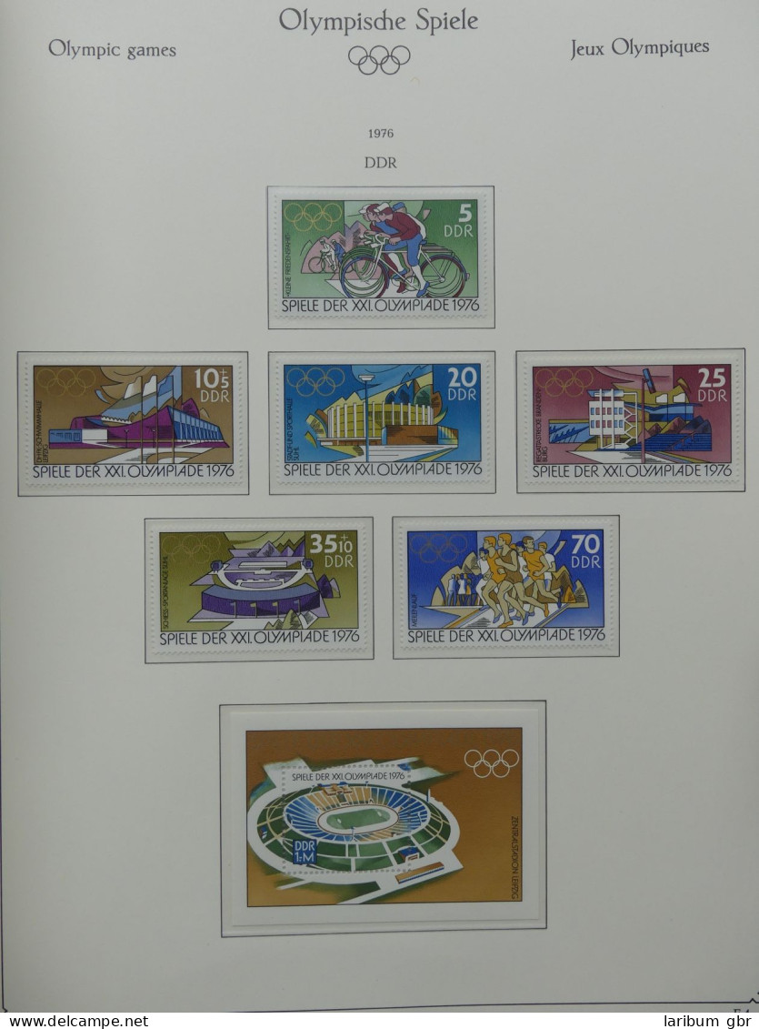 Motiv "Olympische Spiele 1976" postfrische Sammlung im KaBe Vordruck #LY632