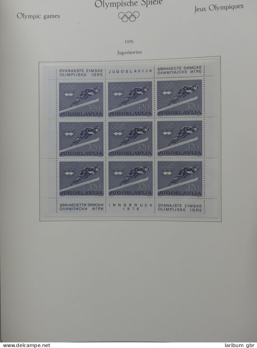 Motiv "Olympische Spiele 1976" postfrische Sammlung im KaBe Vordruck #LY632